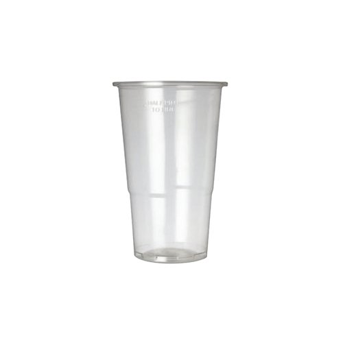 Plastic Half Pint Glass Pack of 50 WX10429