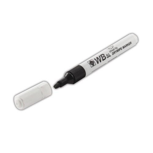 Black Whiteboard Markers Chisel Tip (Pack of 10) WX26035 | 