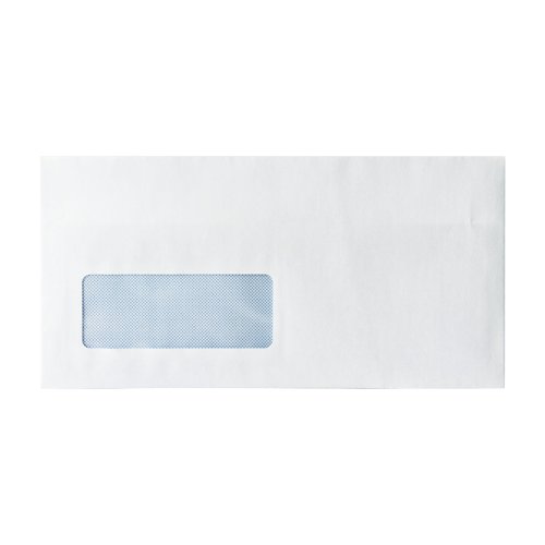 Envelope DL Window 80gsm Self Seal White (Pack of 1000) WX3455 | WX3455 | 