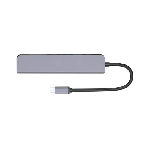 Mediarange USB Type-C 5-In-1 Multiport Adapter Silver MRCS511