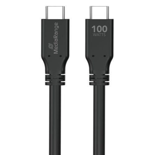 MediaRange Cables are designed with the latest technology to meet your charging and syncing needs. USB-C is the future of charging and data transfer. Expect fast charging, high-speed data transfer and durable design that will stand the test of time. Our USB Type-C Charge and sync cables are perfect for fast and efficient charging and syncing of your devices, and supporting USB-C Power Delivery 3.0, Quick Charge 3.0 and PPS making it compatible with a wide range of devices. The built-in E-Mark chip, ensuring optimal performance and highest safety during charging. With a USB 3.2 Gen 1x2 data transfer rate of up to 10 Gbit/s, you can quickly transfer large files and sync your devices in no time. This cable can handle up to 100W of power, making it ideal for charging laptops, tablets and other high-power devices.