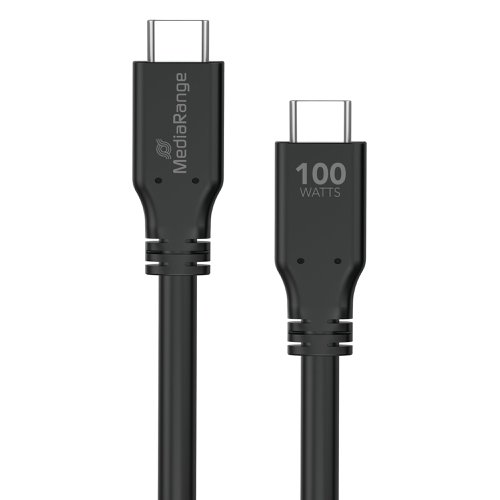 MediaRange Cables are designed with the latest technology to meet your charging and syncing needs. USB-C is the future of charging and data transfer. Expect fast charging, high-speed data transfer and durable design that will stand the test of time. Our USB Type-C Charge and sync cables are perfect for fast and efficient charging and syncing of your devices, and supporting USB-C Power Delivery 3.0, Quick Charge 3.0 and PPS making it compatible with a wide range of devices. The built-in E-Mark chip, ensuring optimal performance and highest safety during charging. With a USB 3.2 Gen 1x2 data transfer rate of up to 10 Gbit/s, you can quickly transfer large files and sync your devices in no time. This cable can handle up to 100W of power, making it ideal for charging laptops, tablets and other high-power devices.