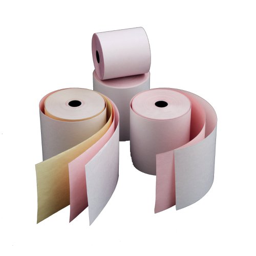 3-Ply Paper Till Roll 76x76mm White Pink Yellow (Pack of 20) AD3767612 | WX94423 | 