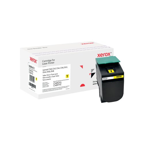 Xerox Everyday Replacement for C540H2YG/C540H1YG Laser Toner Yellow 006R04473 | XR03414 | Xerox