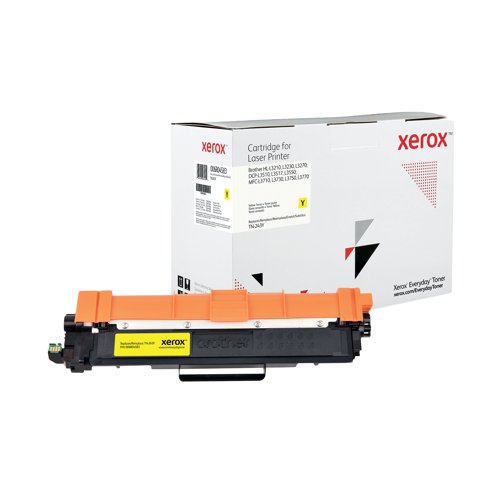 Xerox Everyday Brother TN-243Y Compatible Laser Toner Cartridge Yellow 1000 Page Yield 006R04583