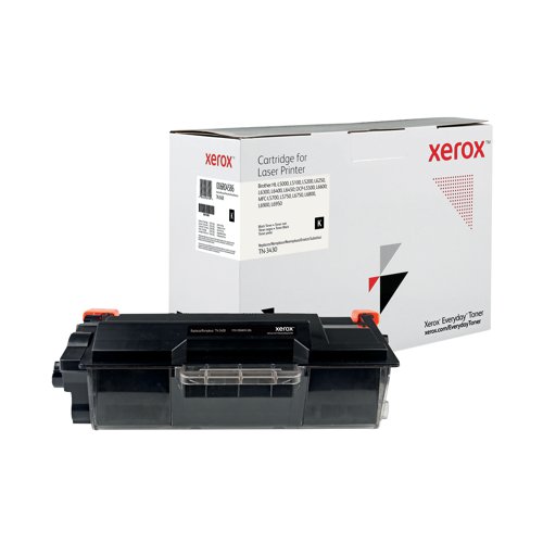 Xerox Everyday Remanufactured Toner Cartridge Black Compatible With Brother TN-3430 006R04586