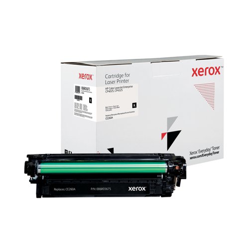 Xerox Everyday Replacement Toner Cartridge High Yield Black For HP CE260X 006R04146