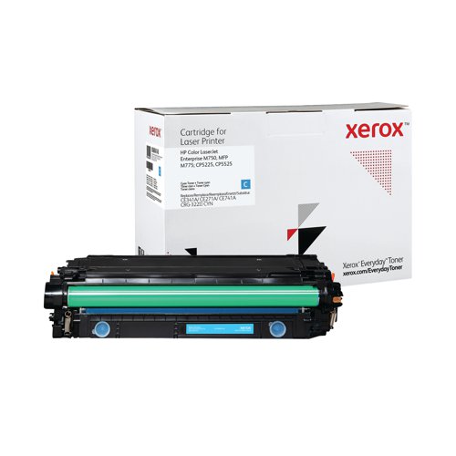 Xerox Everyday Remanufactured Toner Cartridge Cyan For HP CE341A/CE271A/CE741A 006R04148