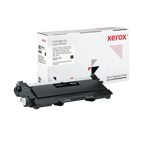 Xerox Everyday Replacement For TN-2220 Laser Toner Black 006R04171 2600 Page Yield