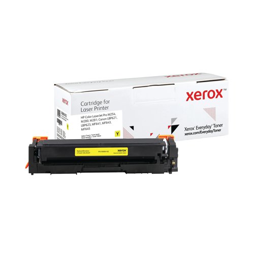 Xerox Everyday Replacement Toner Cartridge High Yield Yellow For HP CF542X 006R04182