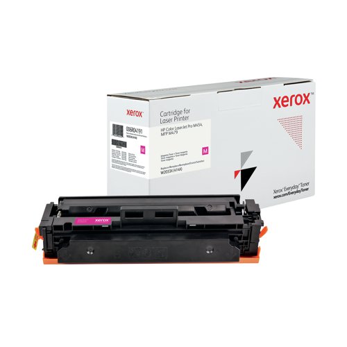 Xerox Everyday Replacement For HP 415X Laser Toner Magenta High Capacity 6000 Page Yield 006R04191, Page yield: 6,000