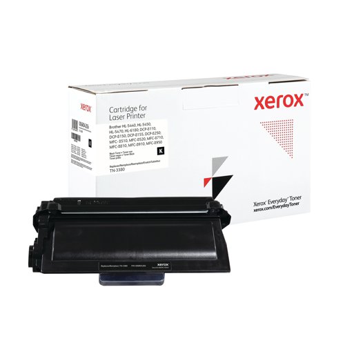 Xerox Everyday Replacement Toner Cartridge Black Compatible With Brother TN-3380 006R04206