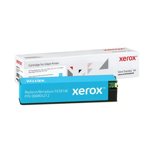 Xerox Everyday Replacement PageWide Cartridge High Yield Cyan For HP F6T81AE 006R04212