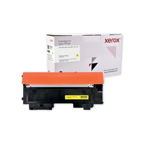 Xerox Everyday Replacement HP 117A W2072A Laser Toner Yellow 006R04593 700 Page Yield