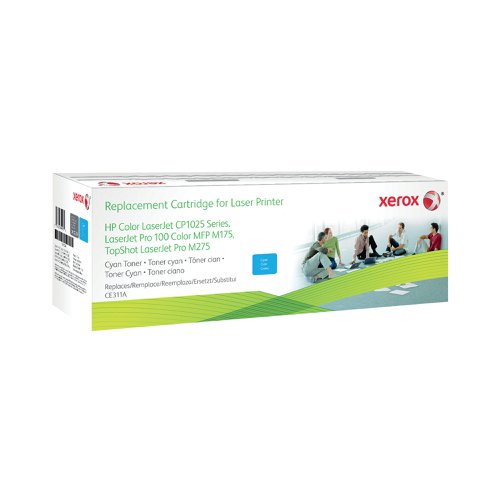 Xerox Everyday HP CE311A Remanufactured Compatible Laser Toner Cartridge Cyan 106R02258