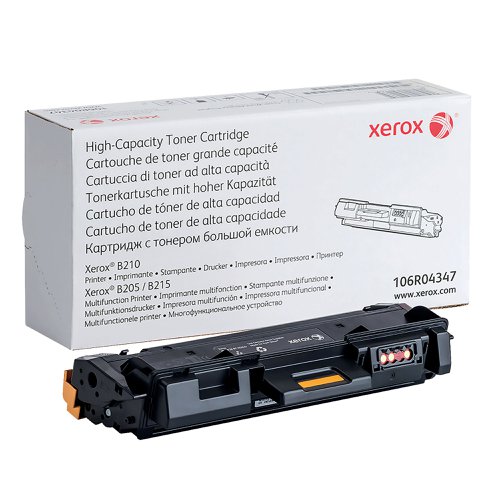 Xerox B210/B205/B215 Toner Cartridge High Yield Black 106R04347