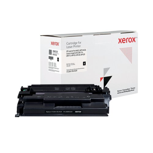 Xerox Everyday Replacement For CF226X/CRG-052H Toner Black High Capacity Yield 9200 Pages 006R03639