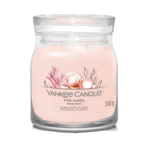 Yankee Candle Signature Medium Jar 368g Pink Sands (Pack of 4) 1629996E