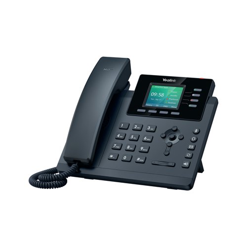 Yealink SIP-T34W VoIP Telephone + Caller ID 5-Way Call Capability 4 Lines Classic Grey SIP-T34W