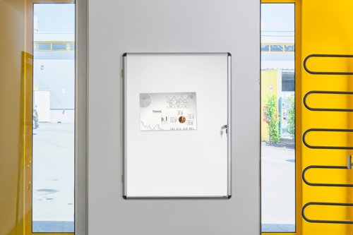 Bi-Office Enclore Magnetic Display Case Acrylic Door Aluminium Frame 4xA4 VT610109150