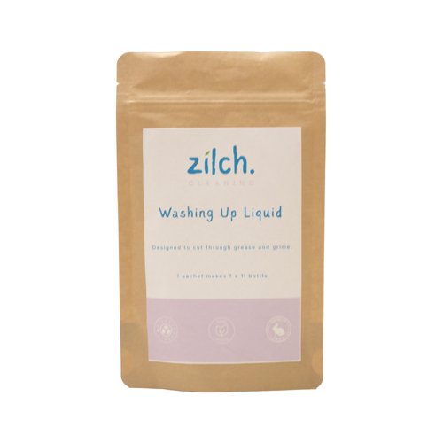 Zilch Washing Up Liquid Refill Pouch (Pack of 10) ZLC13267