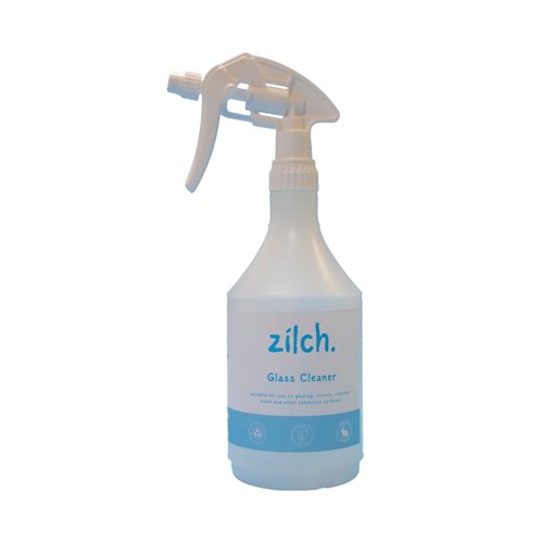 Zilch Glass Cleaner Trigger Spray Bottle Blue 750ml SCPPBOTTLE750GSP