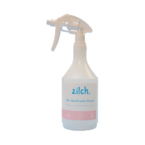 Zilch Bio Washroom Cleaner Trigger Spray Bottle Red 750ml SCPPBOTTLE750BWC