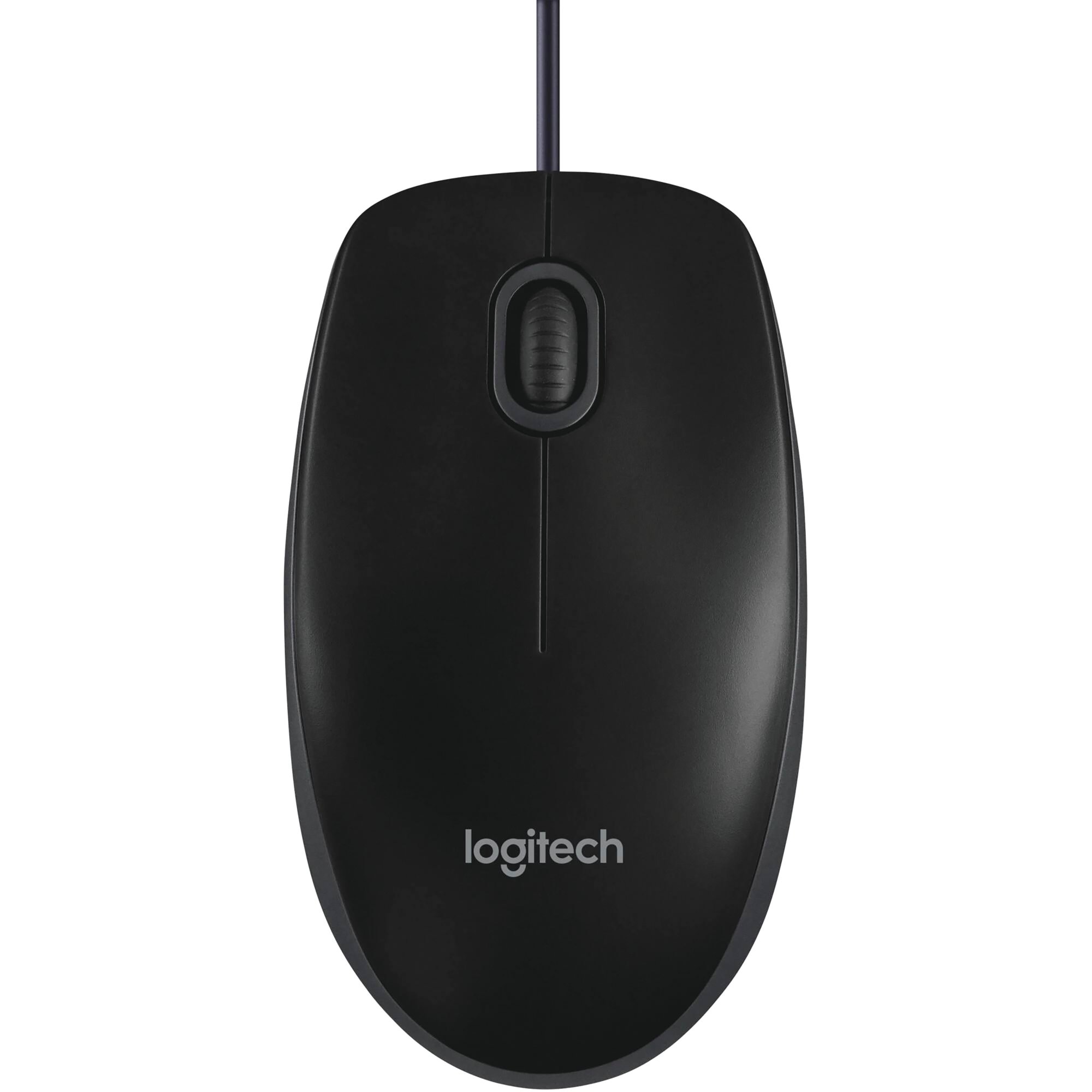 Logitech B100 Optical Mouse USB 800dpi Black 910-003357