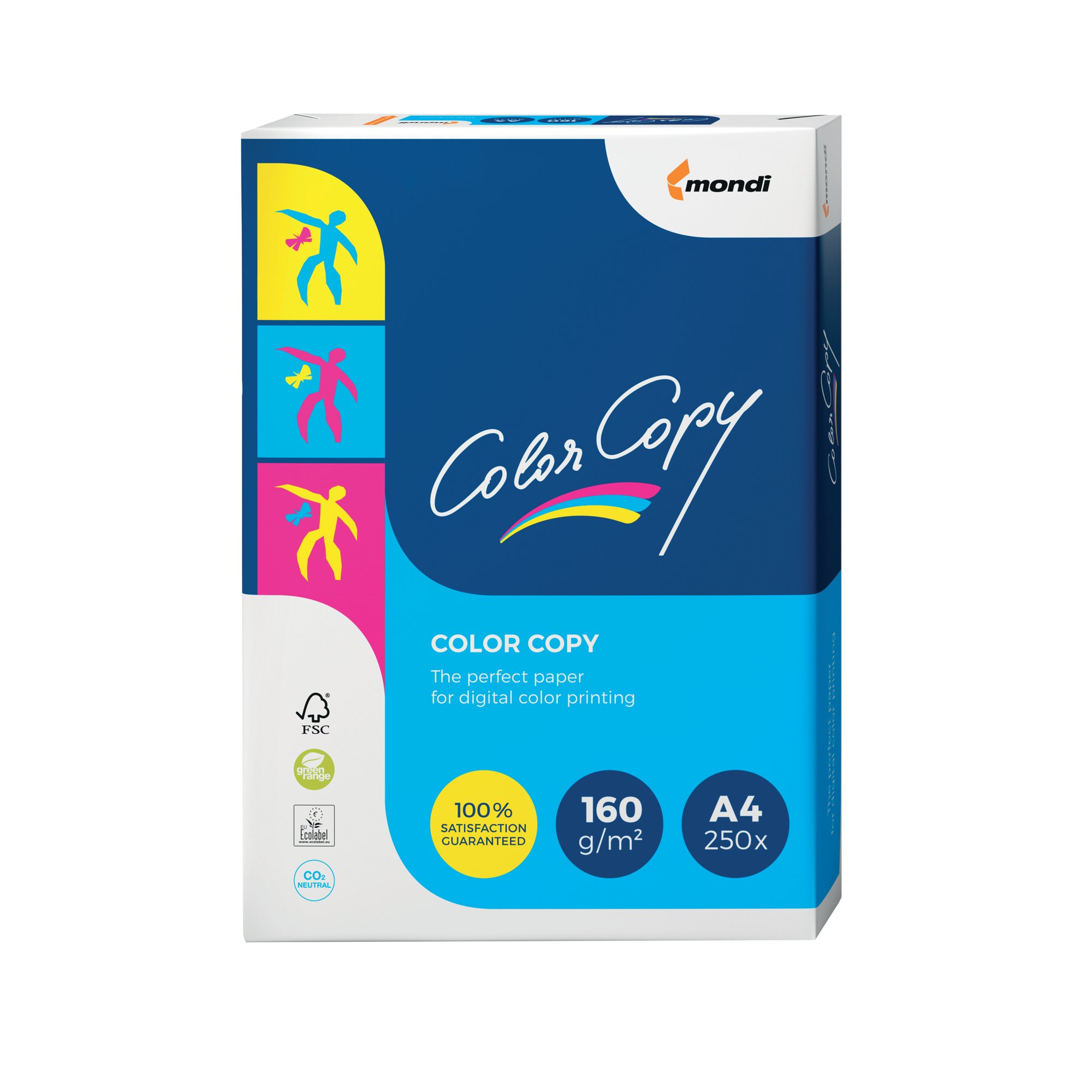 Color Copy A4 Paper 160gsm White Pack of 250 CCW0350