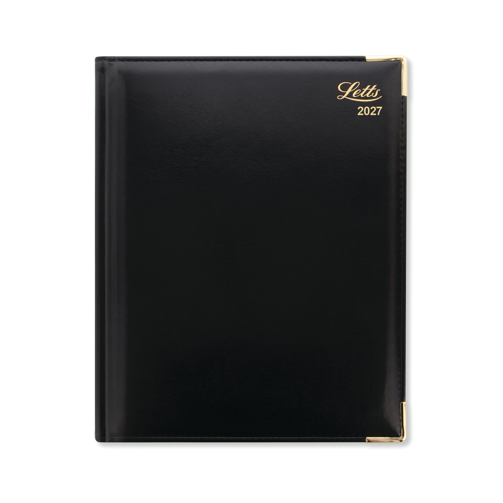 Letts Lexicon Desk Diary Week To View Black 2027 LT3YBK27