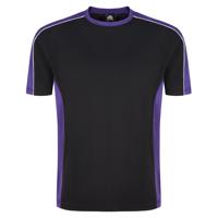 ORN Avocet Unisex Wicking T-Shirt Black/Purple 2XL 1008.BKPU.2XL