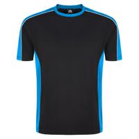 ORN Avocet Unisex Wicking T-Shirt Black/Reflex Blue 2XL 1008.BKRB.2XL