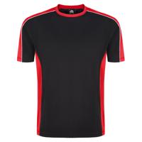 ORN Avocet Unisex Wicking T-Shirt Black/Red 2XL 1008.BKRD.2XL