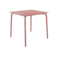 Lark Square Slatted Table Aluminium Brick Dust 1043446ND