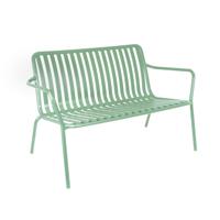 Lark Two Seater Low Bench Aluminium Fair Green 1043456ND