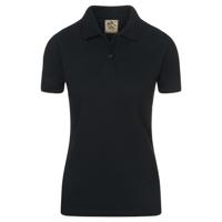 ORN Ladies Osprey EarthPro GRS Polo Shirt Black 8 1106R.BK.8