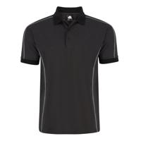 ORN Crane Polo Shirt Unisex Charcoal Melange/Black 2XL 1140.MEBK.2XL