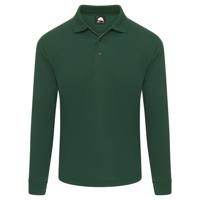ORN Weaver Long Sleeved Polo Shirt Unisex Bottle Green L 1170.BG.L