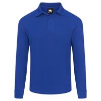 ORN Weaver Long Sleeved Polo Shirt Unisex Royal Blue L 1170.RY.L
