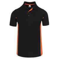 ORN Silverswift Polo Shirt Unisex Black/Orange XS 1180.BKOR.XS