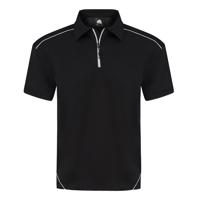 ORN Fireback Wicking Polo Shirt Unisex Black/Black 2XL 1183.BKBK.2XL