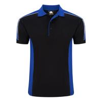 ORN Avocet Polo Shirt Unisex Black/Royal Blue 4XL 1188.BKRY.4XL
