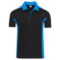 ORN Avocet Wicking Polo Shirt Unisex Black/Reflex 2XL 1198.BKRB.2XL
