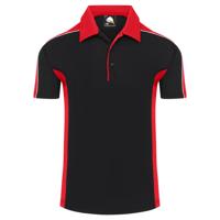 ORN Avocet Wicking Polo Shirt Unisex Black/Red 2XL 1198.BKRD.2XL