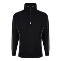 ORN Crane Quarter Zip Sweatshirt Unisex Black 2XL 1240.BK.2XL