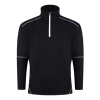 ORN Fireback Quarter Zip Sweatshirt Unisex Black/Black 3XL 1283.BKBK.3XL