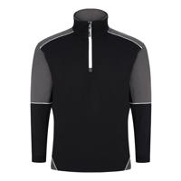 ORN Fireback Quarter Zip Sweatshirt Unisex Black/Graphite 3XL 1283.BKGR.3XL