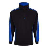 ORN Avocet Quarter Zip Sweatshirt Unisex Black/Royal Blue 2XL 1288.BKRY.2XL