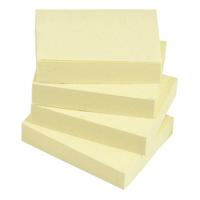 5 Star Value Repositionable Notes Yellow (Pack of 12)