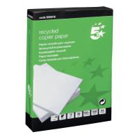 5 Star Eco Copier Paper Recycled 80gsm A4 White Ream-Wrapped (Pack of 5)